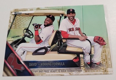 2016 Topps Gold #382 David Ortz/David Price /2016 Boston Red Sox