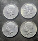 3 -1969 & 1 -1967 Kennedy Half Dollar SCARCE 40% Silver Very Lightly Circulated