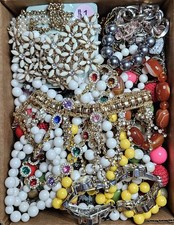 Costume Jewelry Lot ALL WEARABLE 9 lbs. Vintage-Mod Treasure Hunt 226