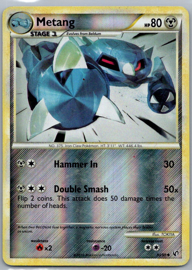 Pokemon Metang Undaunted 30/90 Near Mint NM Reverse Holo