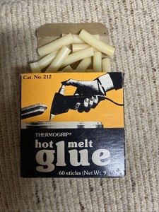 60 Original ThermoGrip  Craft And Hobby Hot Melt Adhesive Sticks Cat. # 212