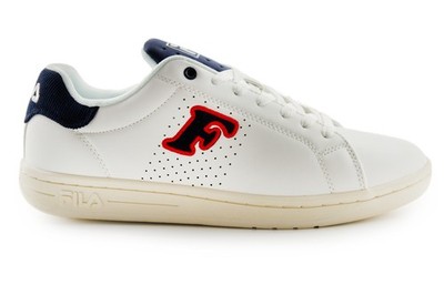 Herren Fila Crosscourt 2 NT Patch Turnschuhe weiß 43
