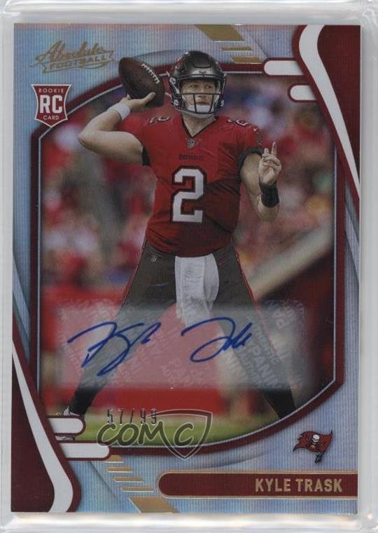 2021 Absolute Rookies Spectrum Signatures 57/99 Kyle Trask Rookie Auto RC 2h5