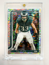Cooper DeJean 2025 Topps Chrome Pulsar Refractor Eagles SP