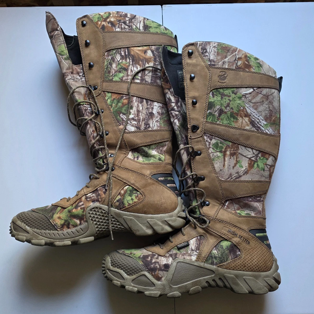 Irish Setter Mens 13D Hunting Boots‎ Camo Waterproof 800g Thinsulate Insulated Irish Setter Insulated Boots for Men for Sale - Shop New  main image 2