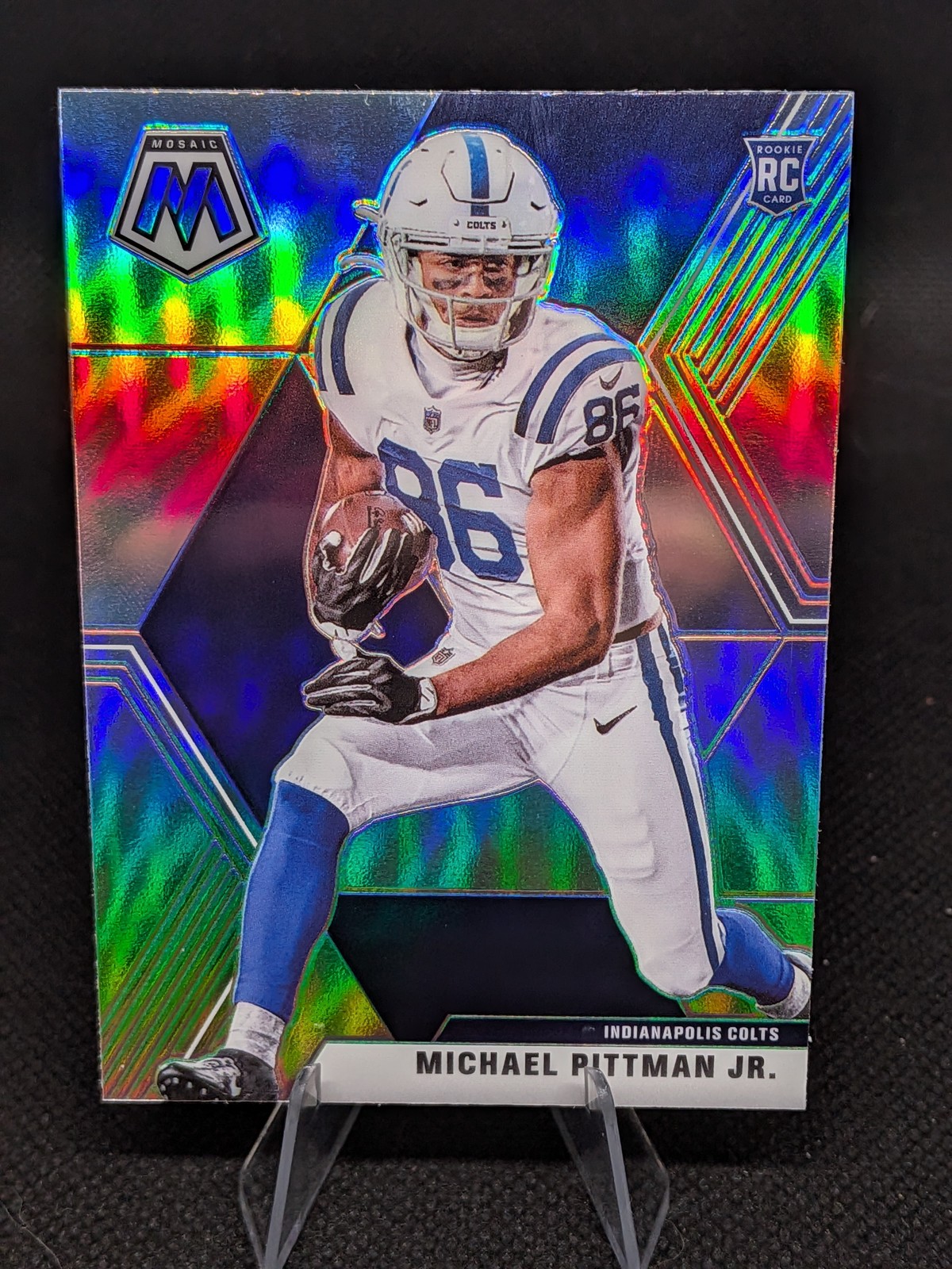 2020 Panini Mosaic - Rookies Michael Pittman Jr. #214 Silver Prizm (RC)