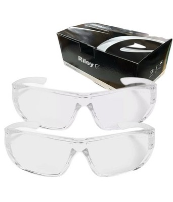 2x Riley Fresna Schutzbrille Arbeit Sport Style metallfrei Augenschutz