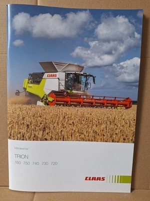 Claas Trion 760 750 730 720 1025 Brochure Tractor Tractor