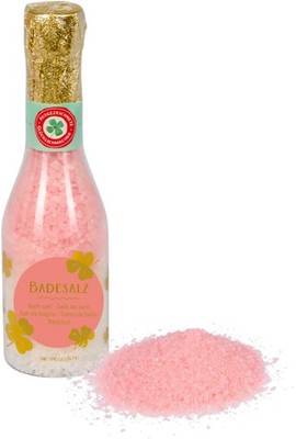 Badesalz Geschenk Viel Glück Wellness Piccolo Flasche Duft Badezusatz