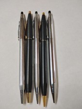 Lot of 5 Vintage A.T. Cross Mixed Pens 2  Pencils 3 Tested/Work - USA Made