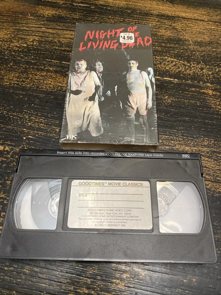 Night of the Living Dead VHS, 1984. Good Times Release - Image 4 of 4