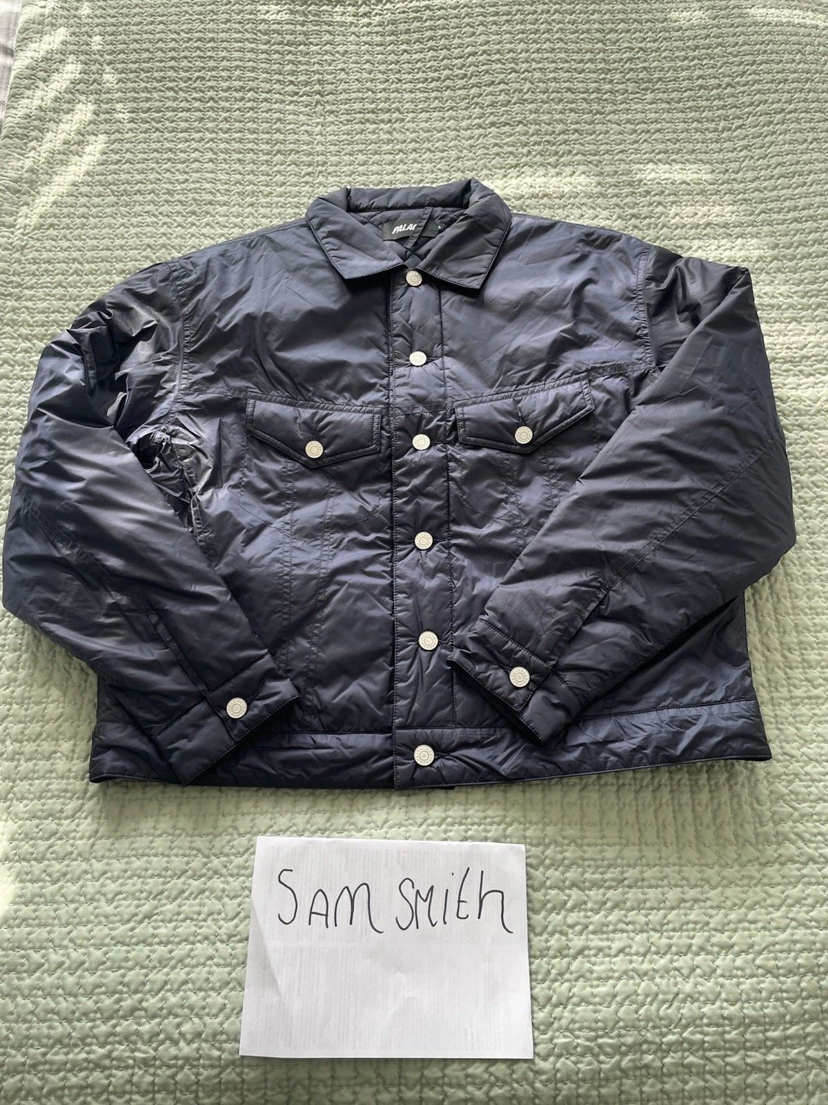 Veste marine Pertex isolée décontractée Palace taille S boîte suprême logo Arcteryx