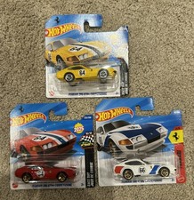 Hot Wheels - 3 X Ferrari 365 GTB4 Competizione  red Yellow and white 