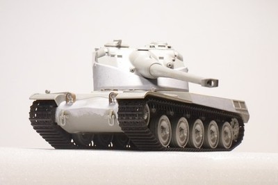 [3D Printed] 1/35 Scale French AMX 50B Heavy Tank Workable Tracks