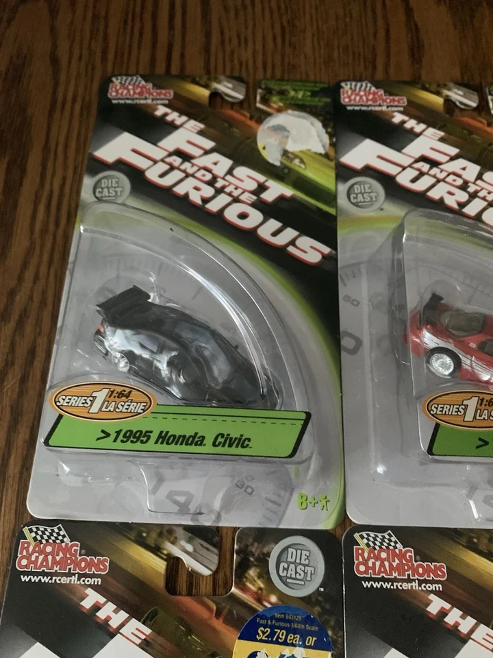 RARE 2002/03 The Fast and Furious lot of 7 Diecast Cars 1:64 Racing Champions. - Image 4 of 4
