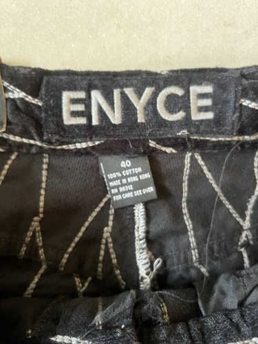 Enyce Vintage 2 Stück Samt Hemd & Hose Herren 3XL W36 Hip Hop Rap Y2K - Bild 9 von 10