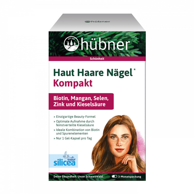 hübner® Haut Haare Nägel Kompakt 90 Kapseln (früher Original silicea Gel-Kaps.)