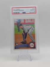 2011 Topps Freddie Freeman #145 RC Rookie ATLANTA BRAVES PSA 10 GEM MINT