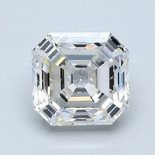 Cert. GIA 1.20 CT Asscher Cut Natural Mined Diamond Loose H color SI1 clarity 3524.33 per carat