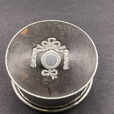Pillendose Dose Silber 925 London 1918 Silberdose Schildpatt Schmuckdose