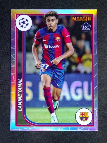 2023-24 Topps Merlin UEFA Lamine Yamal #27 RC Rookie Silver #E01