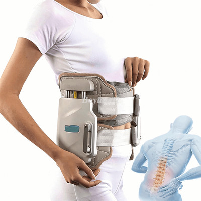 Adjustable Lumbar Traction Device, Spinal Decompression Belt for Back Pain
