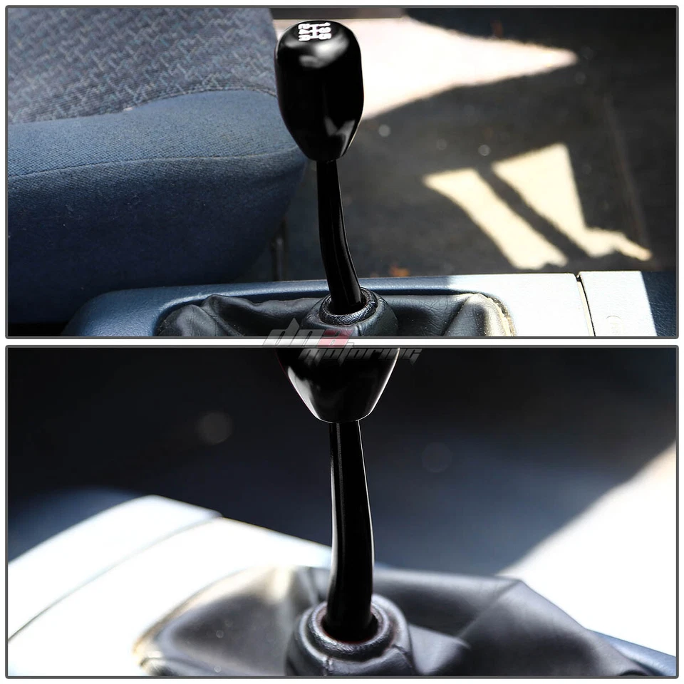 PARA 88-00 CIVIC/INTEGRA MT/MANUAL NEGRO DOBLE CURVA PALANCA DE CAMBIOS TIRO CORTO + BUJE Foto 3 de 4