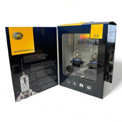 NEW X2 HELLA 9006 2.0TB 55W Headlight Bulb High Performance 2pack