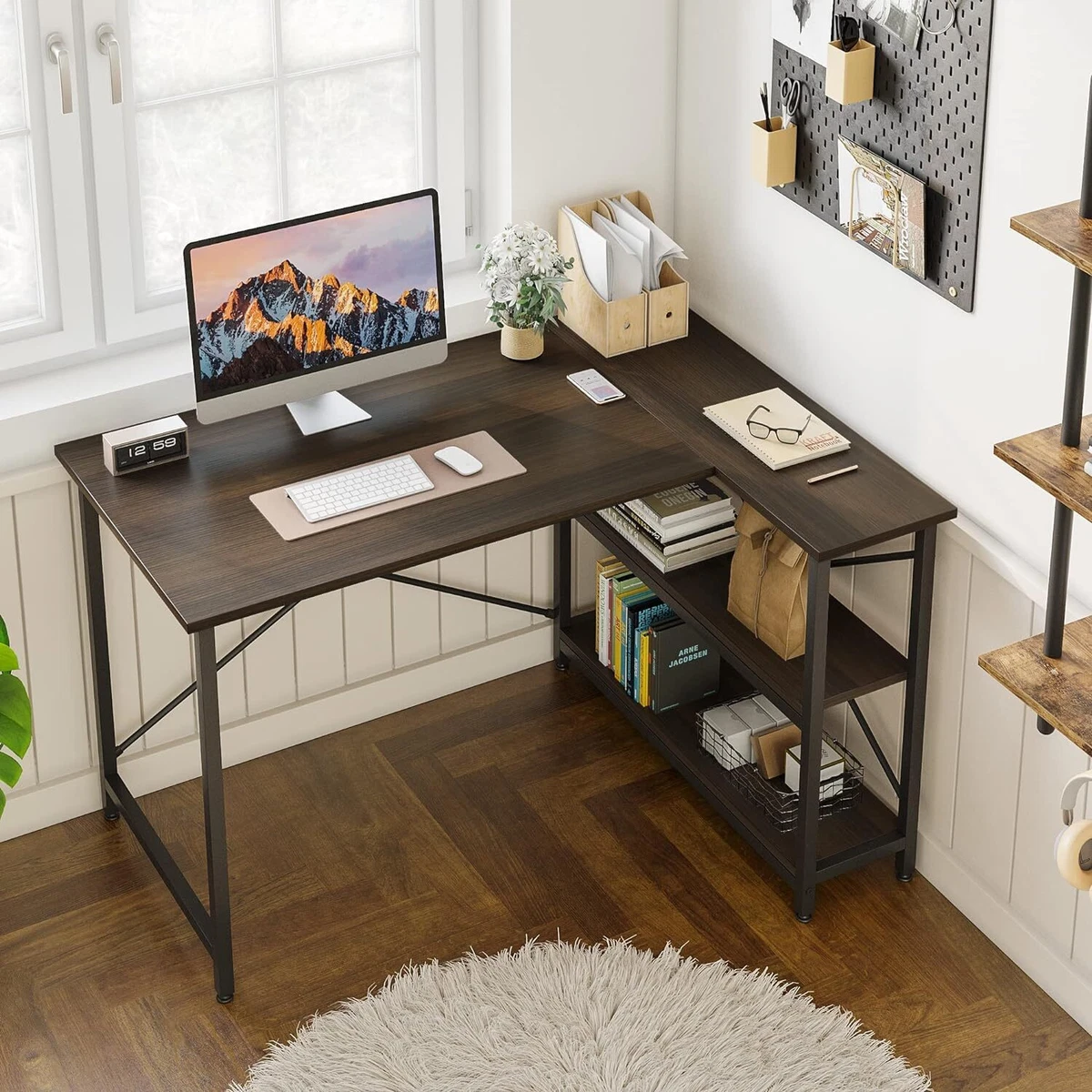 Bestier Computer Office Desk Workstation With Storage Bag : Target