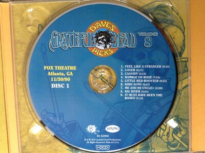 Grateful Dead: Dave's Picks Volume 8 (3 CDs) Limited 13000 Jerry