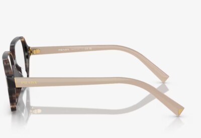 Prada EYEGLASSES PRA02V-7R1O1-53 New with case PRADA PRA02V-7R1O1-53 Eyeglasses Size 53mm 17mm 145mm havana  main image 2
