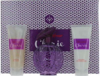 Histoire d'Amour Cherie by Abusson for Women SET: EDP Spray + BL + SG  NIB