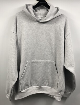 PEOPLE 1 SWEAT TOPS / ASH GRAY XL Los Angeles Apparel 14 Oz. Heavy Fleece Grey Ash Hoodie XL