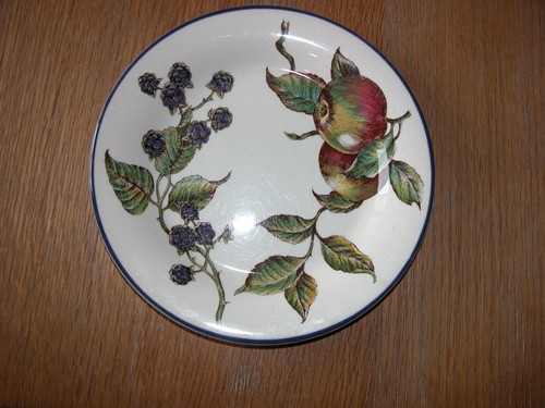 Pier 1 MACINTOSH 4 dinner & side plate, bowl & mug Staffordshire England set 12 - Picture 3 of 5