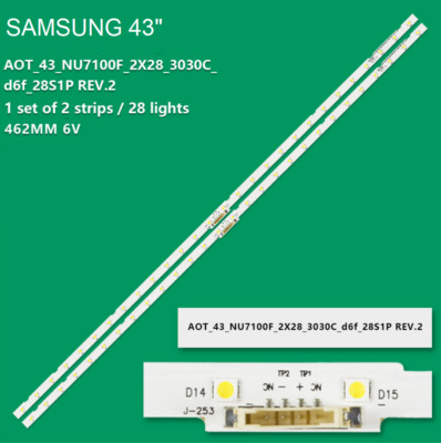 Kit 2 Barre LED Da 9 Led Per TV AKAI 39 Pollici, Modello 06-39C2X9-774-M03W17, Lunghezza 774mm, 3V, Connettore 2 Pin
