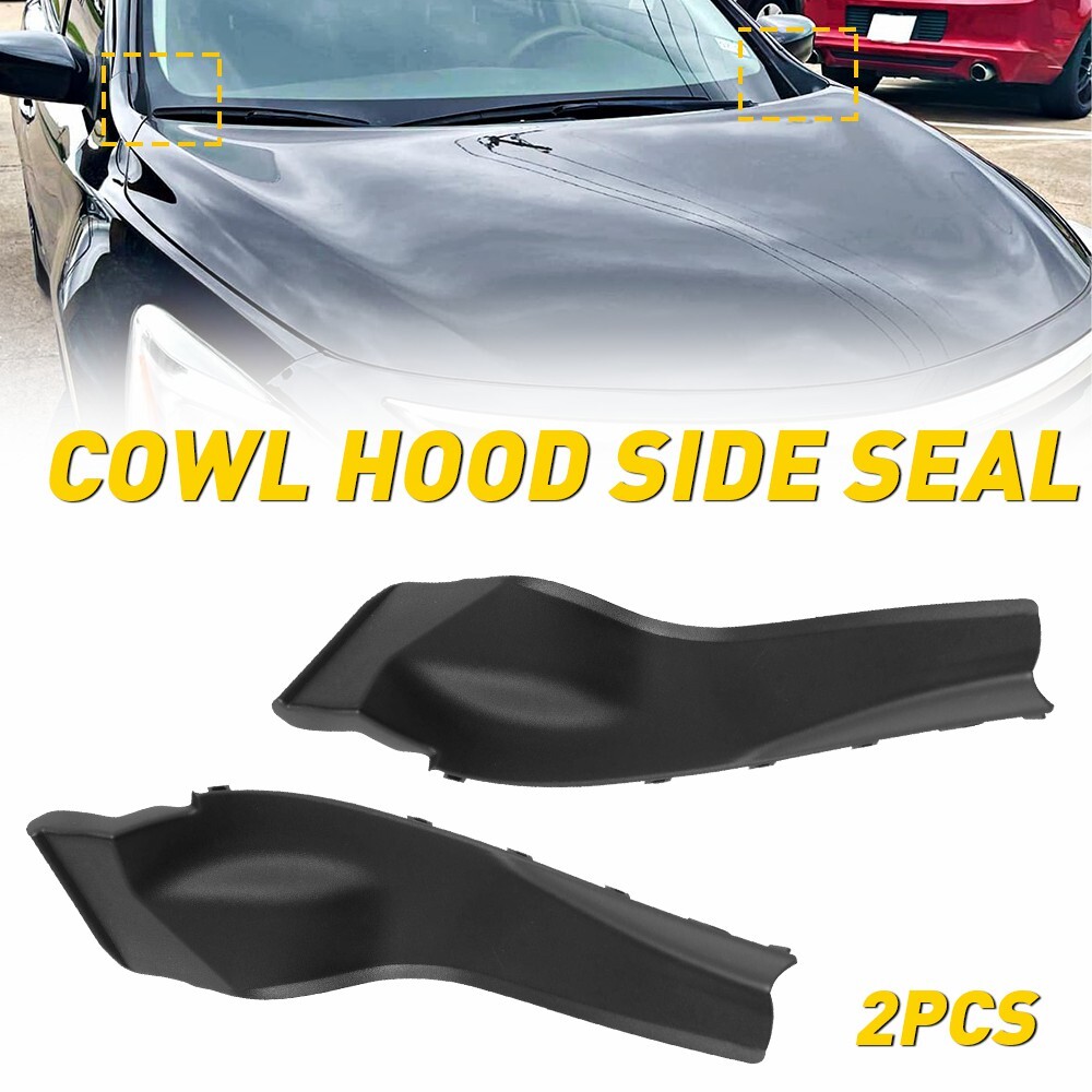ぴーまん様 Pair Car Corner Windshield Wiper Cowl Cover Black For Nissan