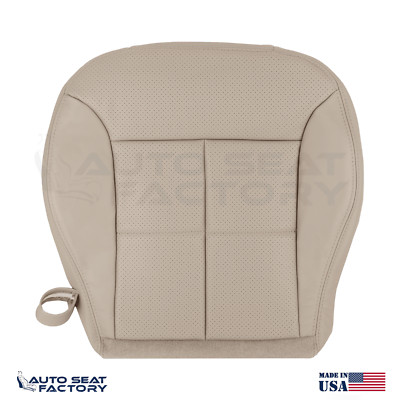 Fits 2007 - 2010 Lincoln MKX Perforated Driver Bottom Cashmere Vinyl Seat Cover