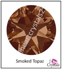 SMOKED TOPAZ 1.4mm 3ss 144 pcs IHC Austrian Crystal Flatback Rhinestone Nail