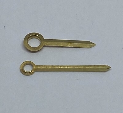 Watch Hands Set (2) For EB 8800 Mechanical Movement Gold Tone Vintage