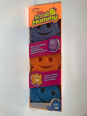 Scrub Daddy Scrub Mommy Special  Edition  Beach Buddies, Octopus, Starfish,Shark