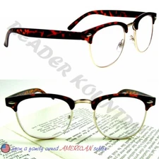 READING GLASSES Club-Master Frame Retro 60's Men's Metal Frame Top Seller