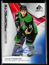 2019-20 SP Game Used CHL Autographs #46 Cole Fonstad