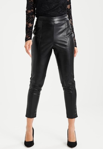 New Look GORGEOUS PU TRS - BLACK 