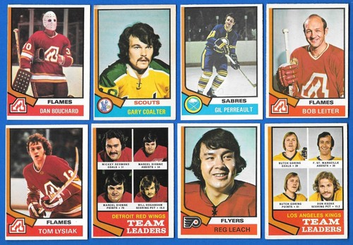 1974-75 OPC O PEE CHEE NHL HOCKEY CARD ERROR & VARIATION 1-132 SEE LIST - Picture 43 of 292