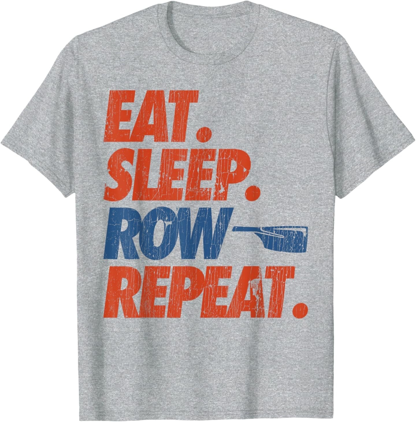 FILA Maglietta Eat Sleep Row Repeat Rowing Boat Funny Crew Coxswain Rower