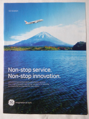 4/2012 PUB GENERAL ELECTRIC AIRCRAFT ENGINE GEnx BOEING 787 JAPAN AIRLINES AD