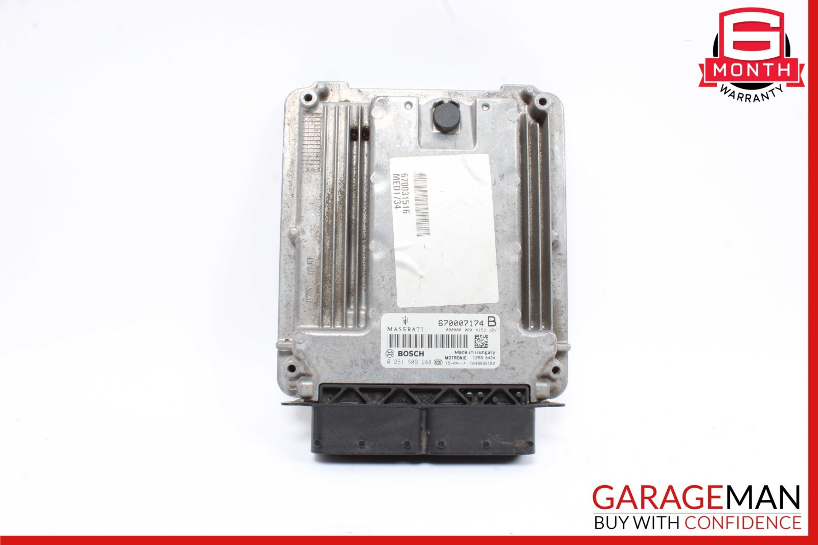 13-17 Maserati Quattroporte ECU ECM Engine Computer Control Module Unit OEM