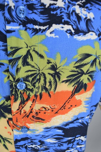 Puritan Ocean Beach Men's Size 2XLT Casual Button Front Shirt - Picture 7 of 11