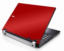 RED Vinyl Lid Skin Cover Decal fits Dell Latitude E4200 Laptop