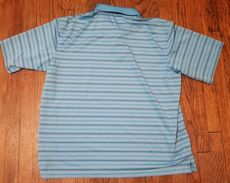 Kirkland Signature Mens Polo Golf Rugby Equestrian Shirt Blue Size XXL  - Image 4 of 4